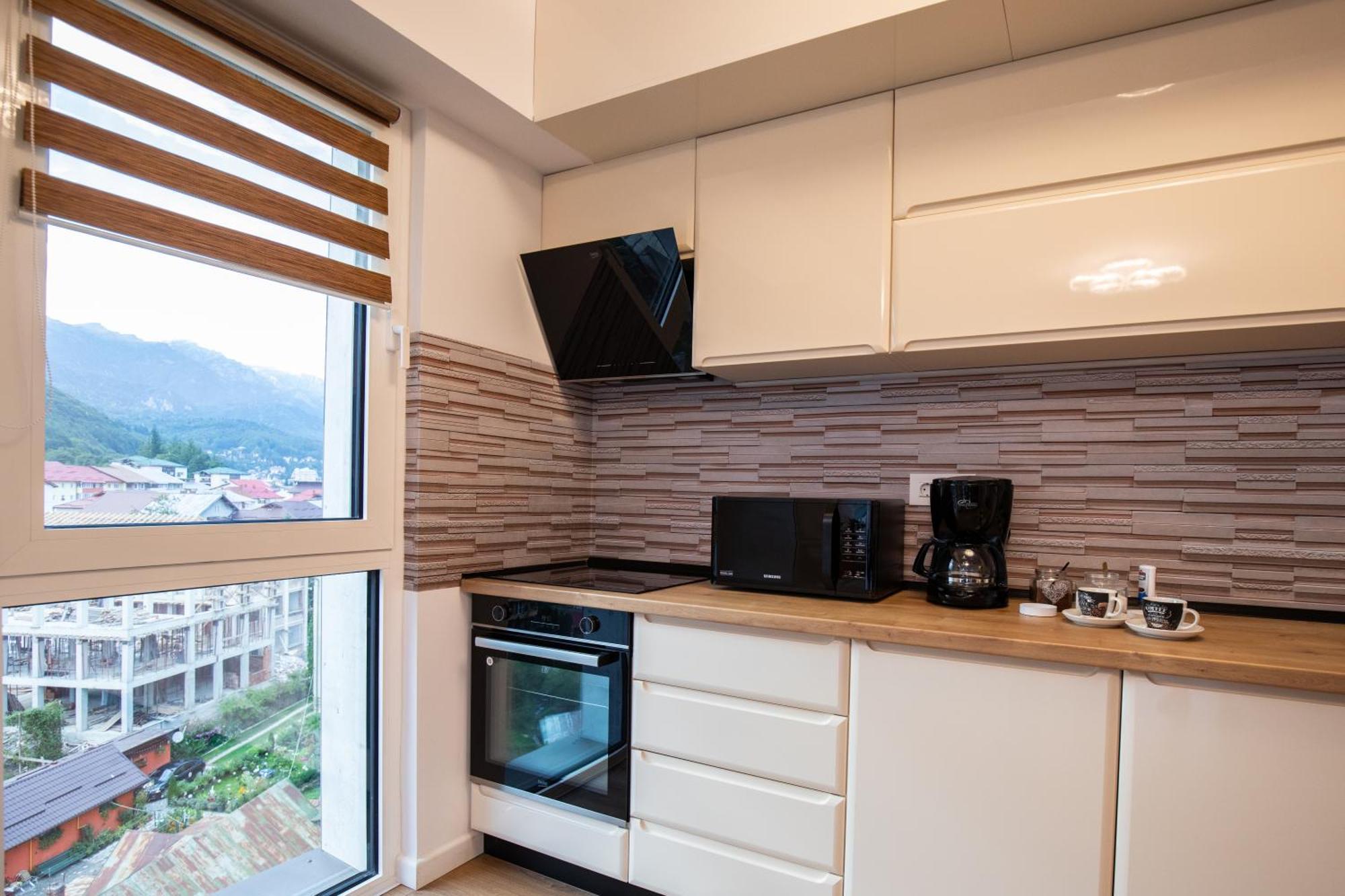 Top View Apartment Sinaia Bagian luar foto