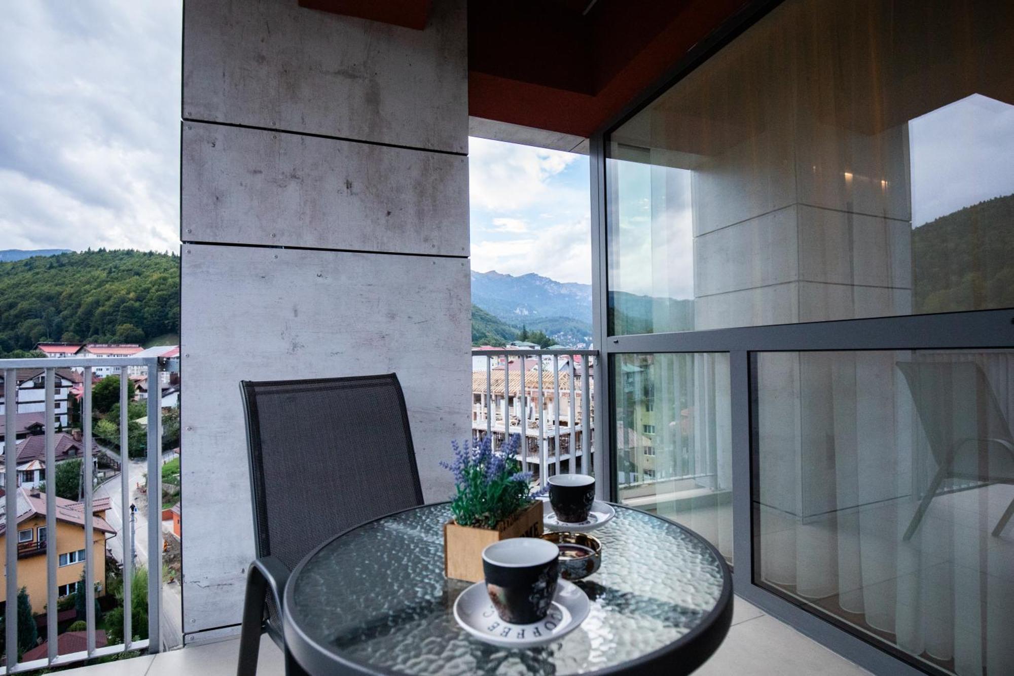Top View Apartment Sinaia Bagian luar foto