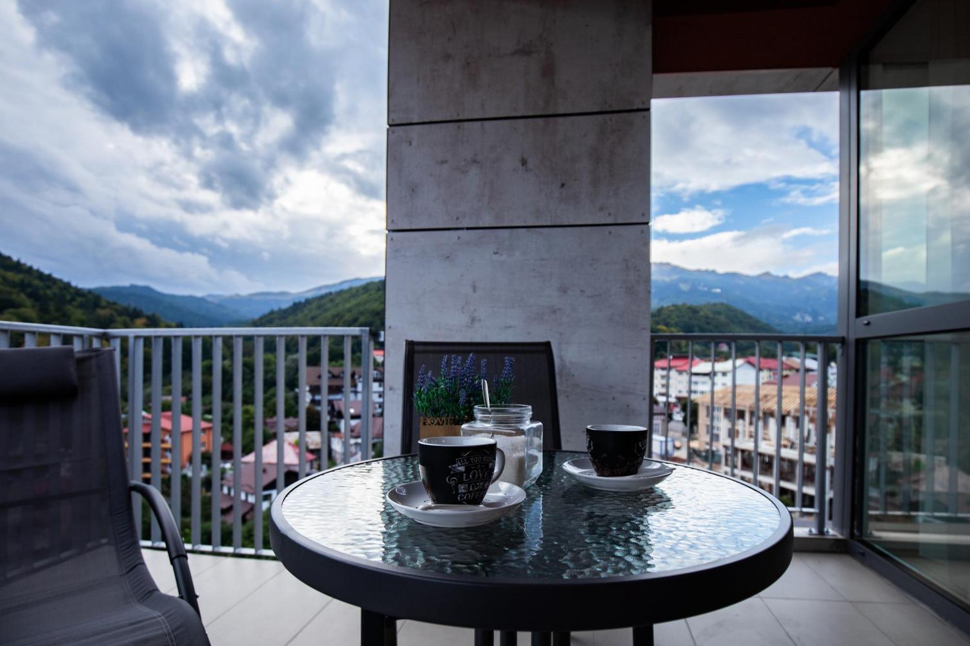 Top View Apartment Sinaia Bagian luar foto