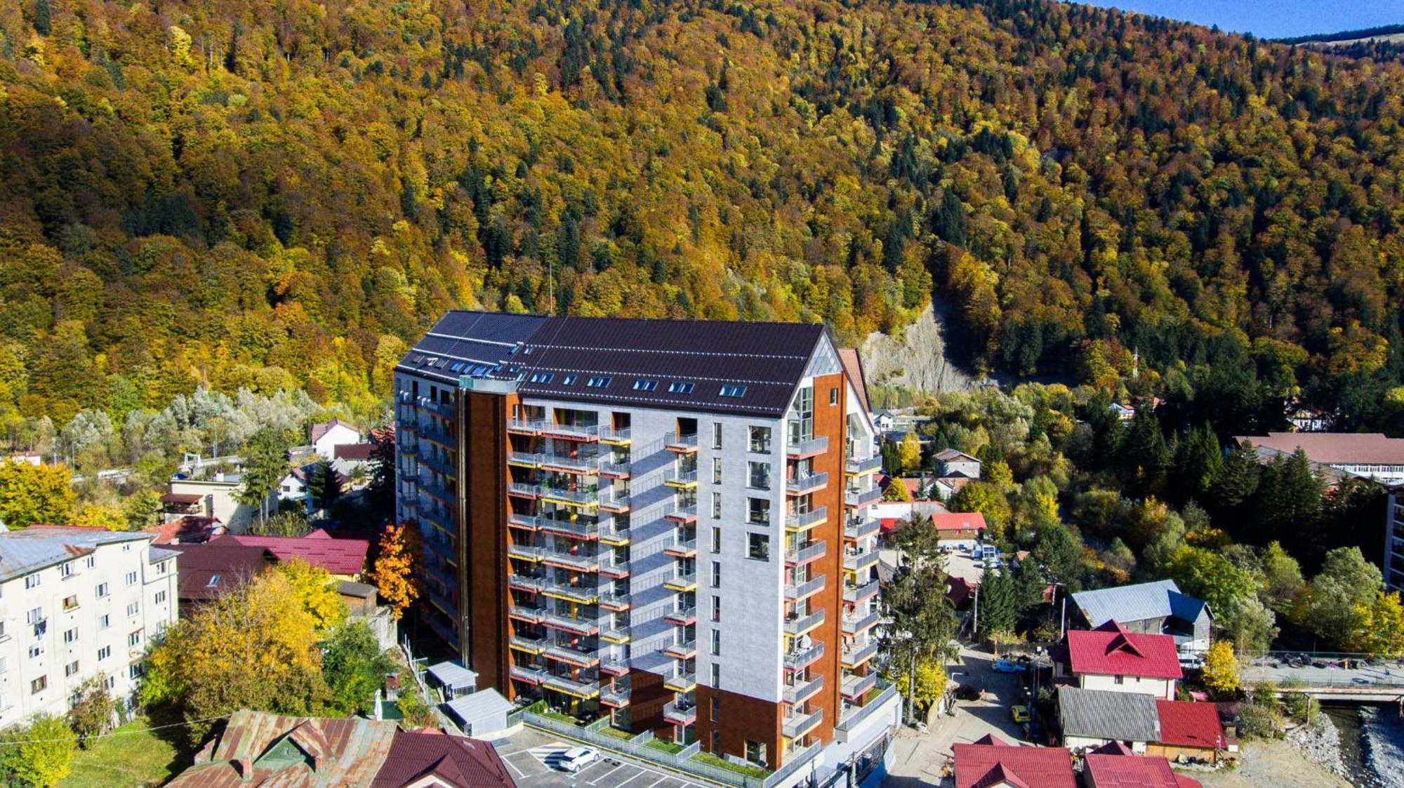 Top View Apartment Sinaia Bagian luar foto