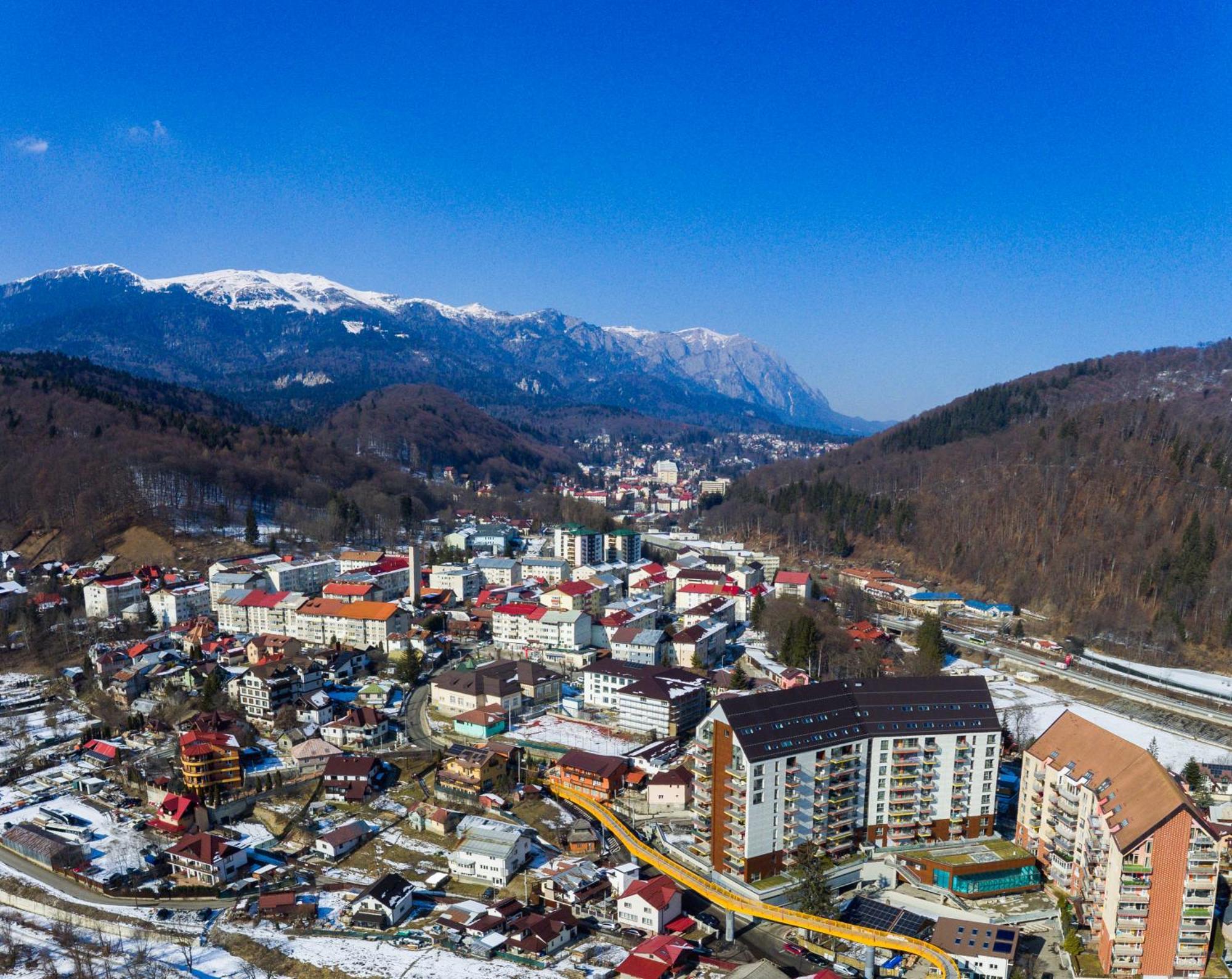 Top View Apartment Sinaia Bagian luar foto